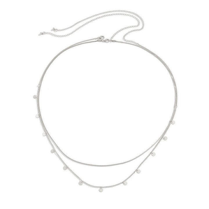 Layered Disc Necklace Kalsten