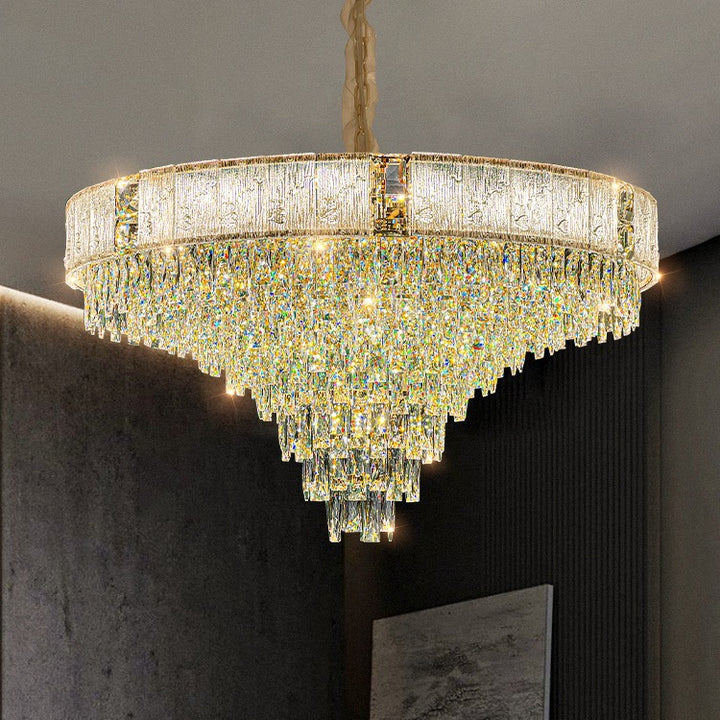 Crystal Cluster Chandelier