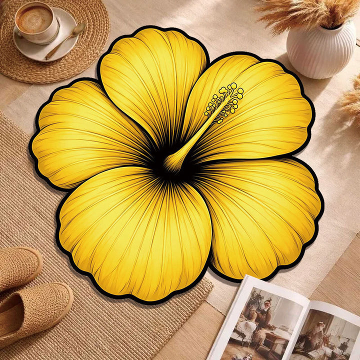 Decorative Floral Accent Rug