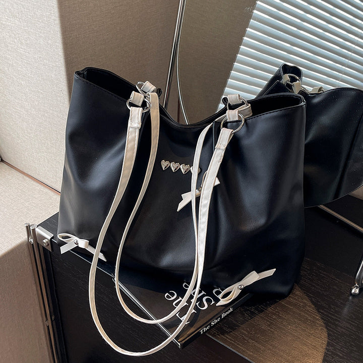 Elegant Faux Leather Hobo Bag