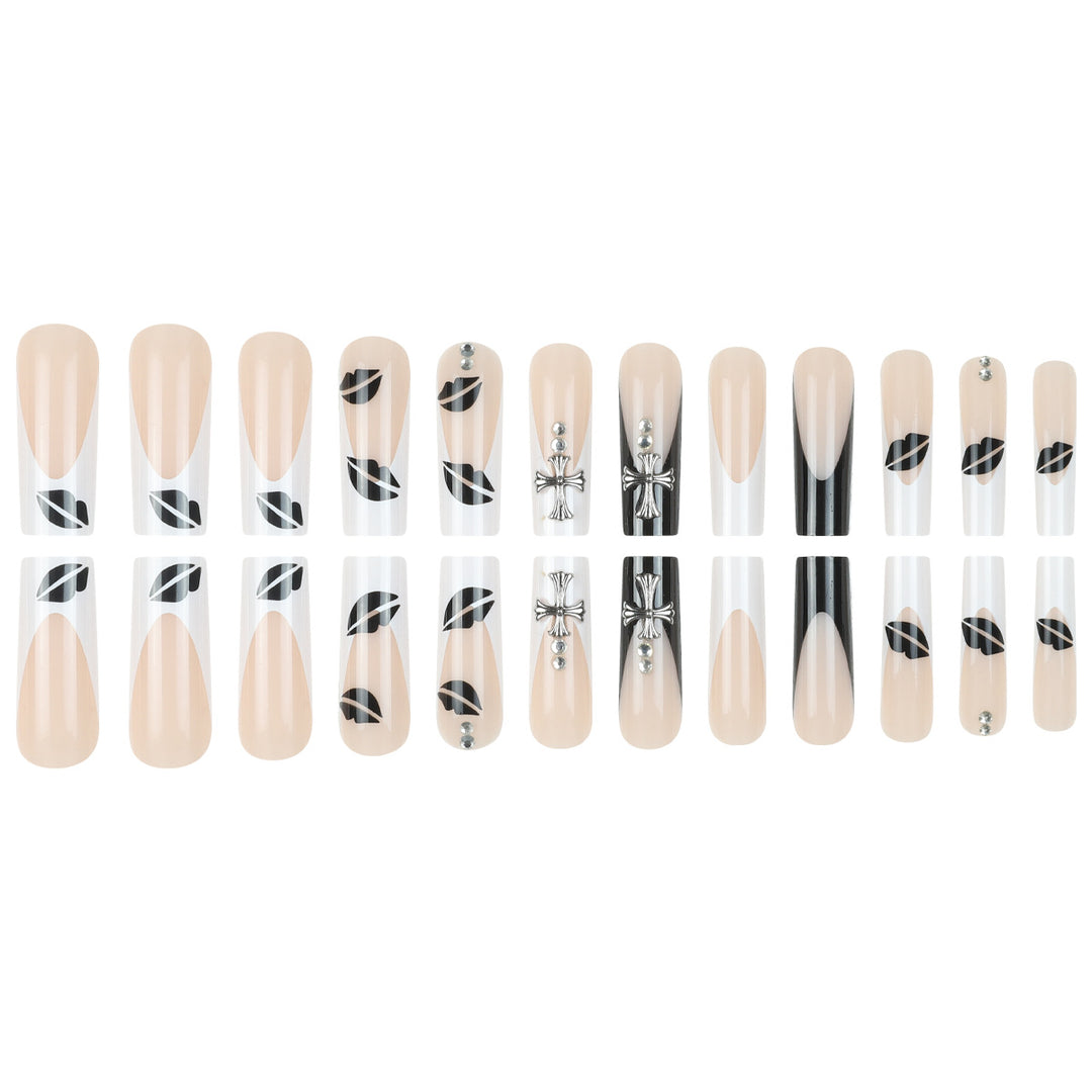 Illustrated Stiletto Press-On Nails Kalsten