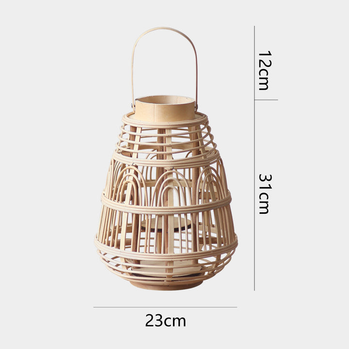 Handcrafted Rattan Lantern Kalsten