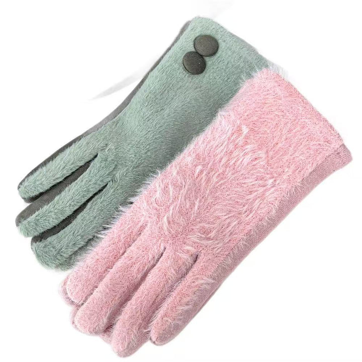 Plush Fleece-Lined Touchscreen Gloves Kalsten
