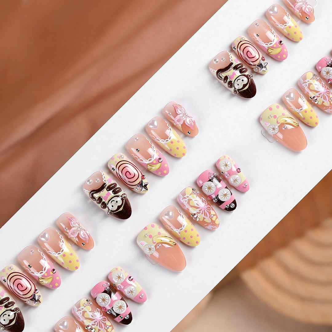 Playful art nails with unique designs Kalsten