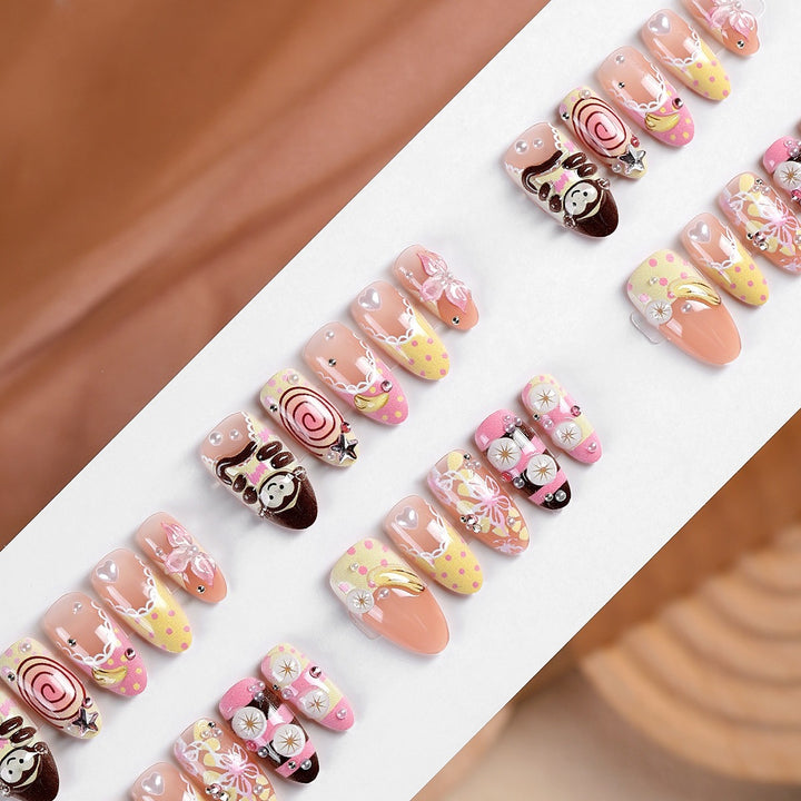 Playful art nails with unique designs Kalsten