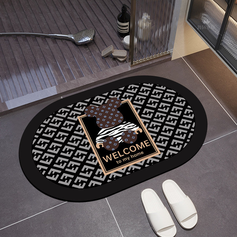 Welcome Bear-Themed Doormat