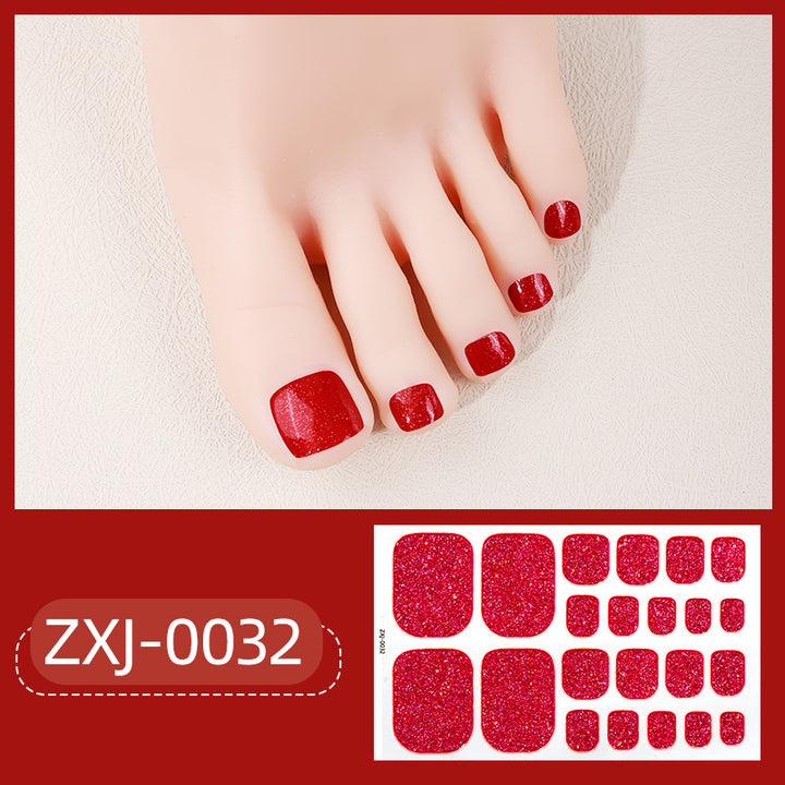 Premium Glitter Toenail Wraps
