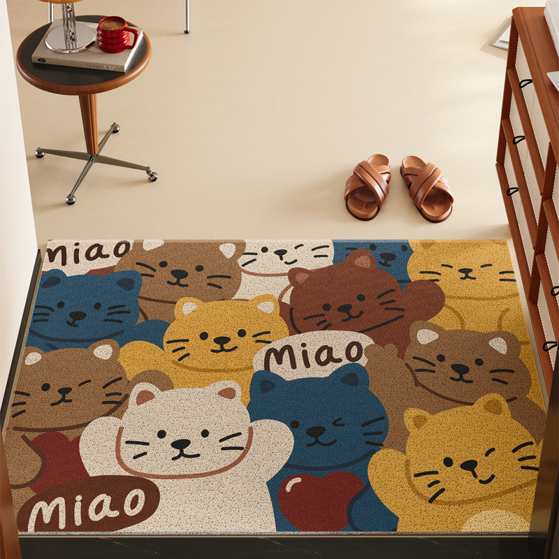 Cartoon-Themed Decorative Area Mat