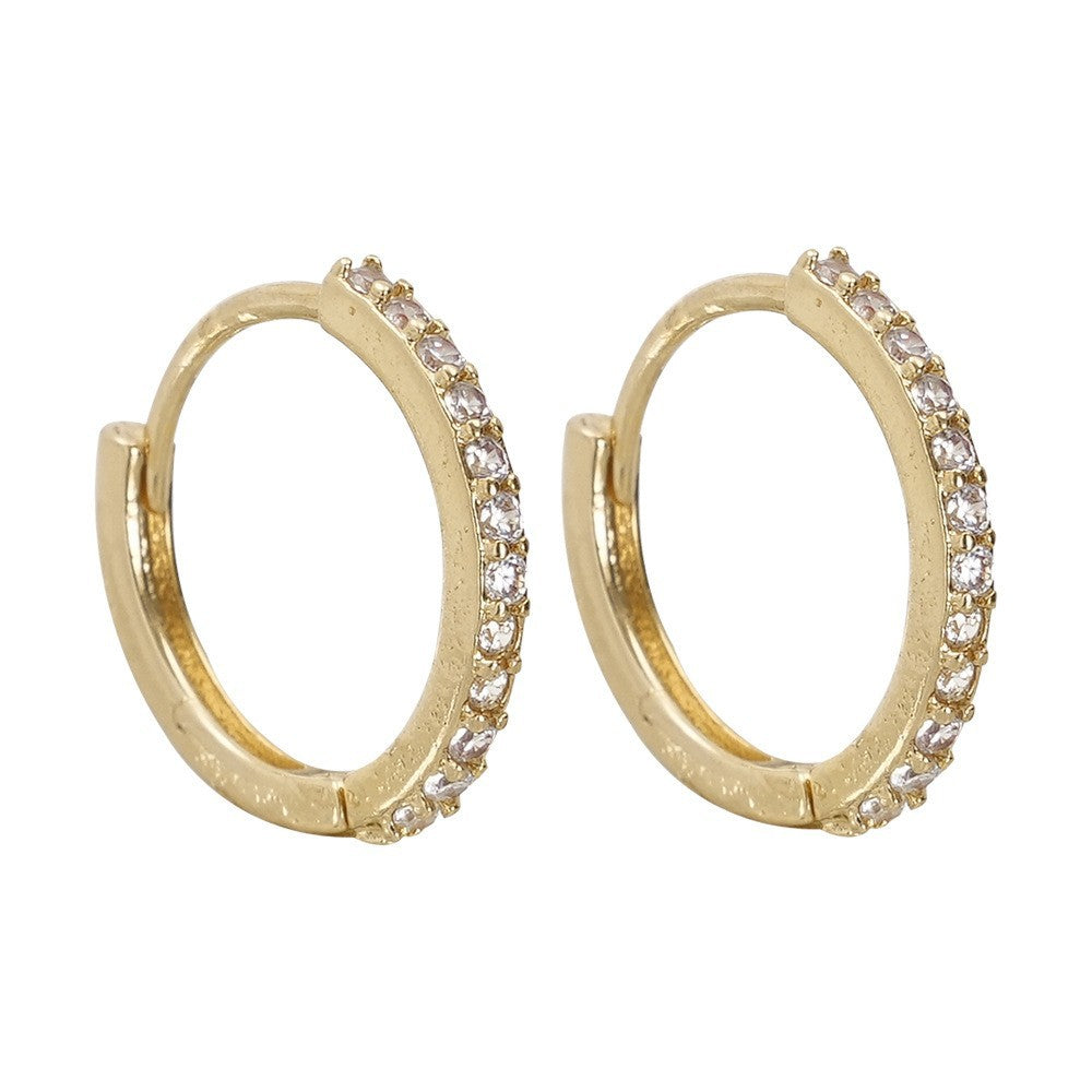 Sleek Curved Huggie Earrings Kalsten
