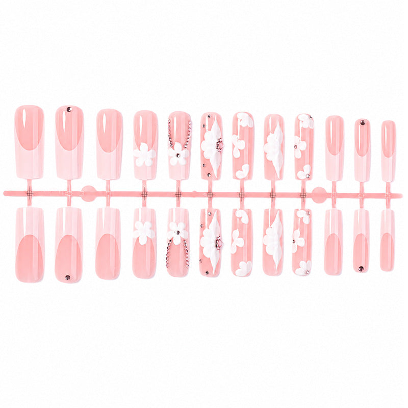 Floral Accent Press-On Nail Art Kit Kalsten