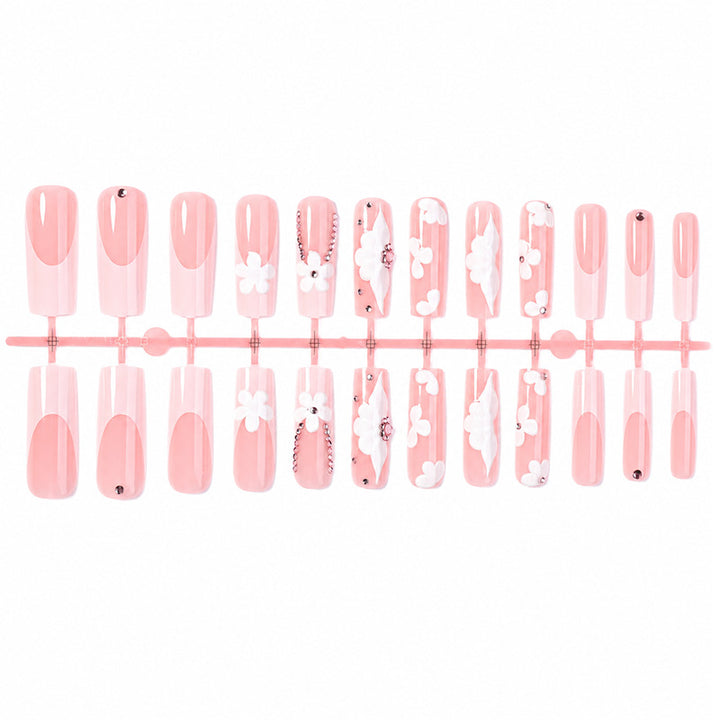Floral Accent Press-On Nail Art Kit Kalsten