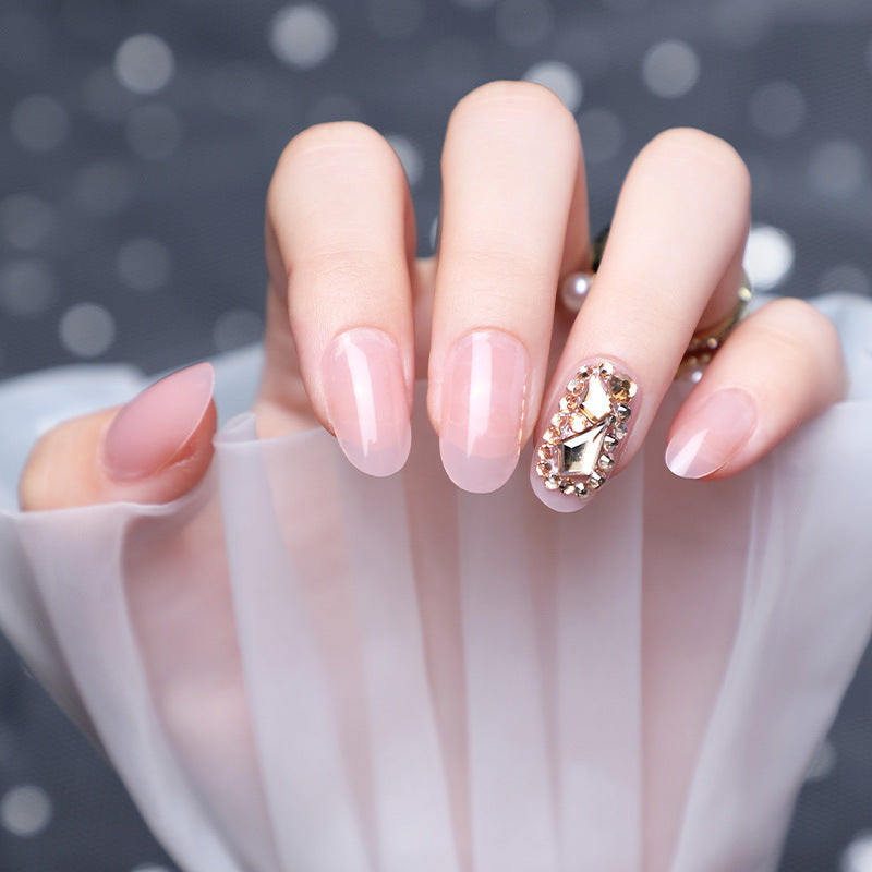 Crystal-Embellished Press-On Nails
