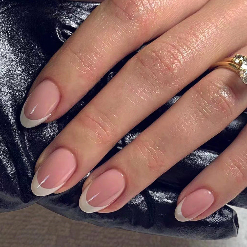 Elegant French Style Nail Extensions Kalsten