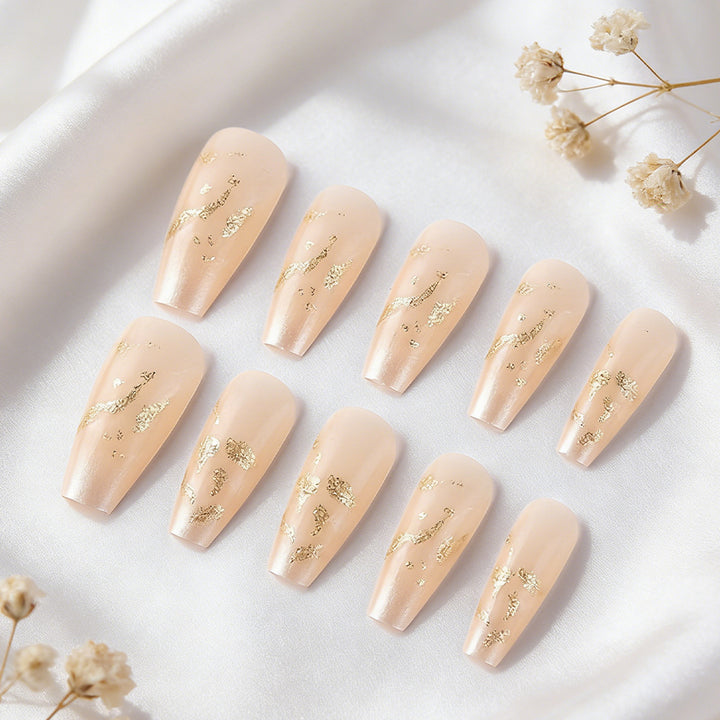 Glittery Elegance Press-On Nail Set Kalsten