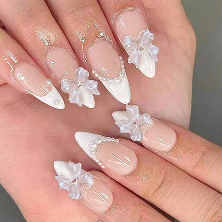Artificial nail set with high-quality designs and elegant embellishments Kalsten