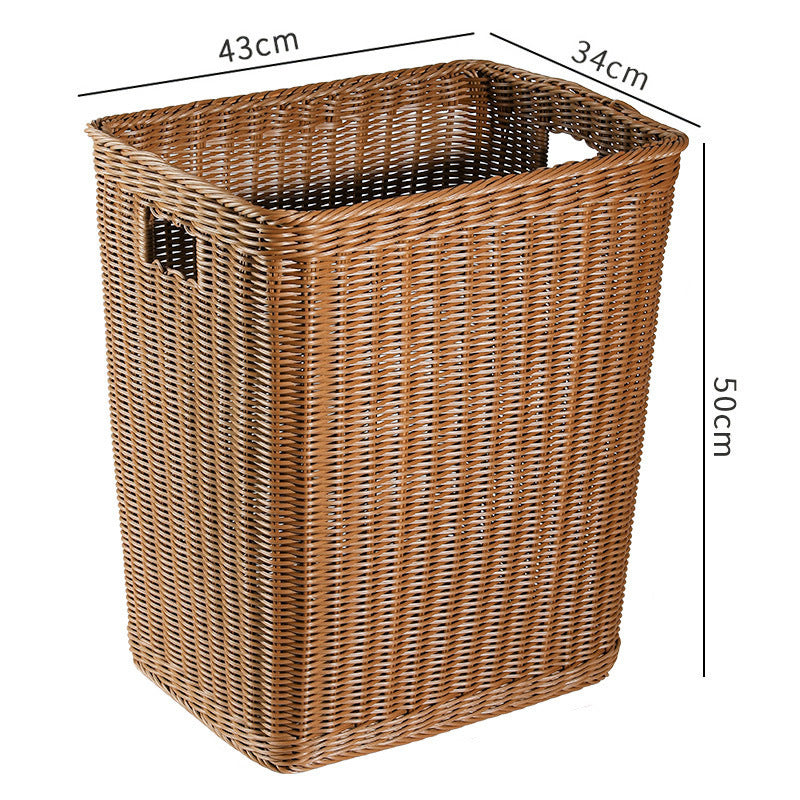 Rustic Woven Laundry Hamper Kalsten