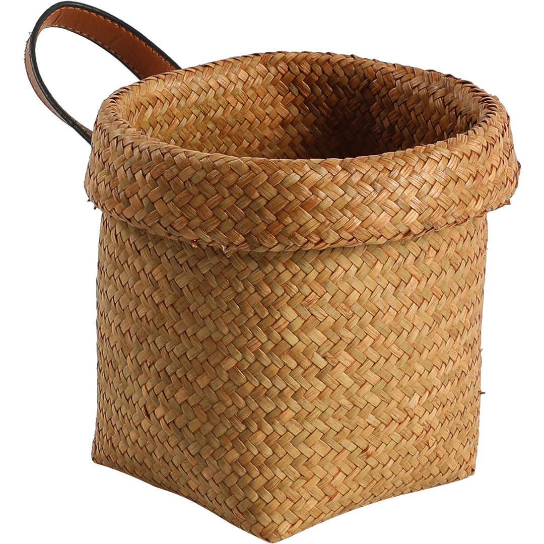 Unisex Handwoven Decorative Basket with Practical Handles Kalsten