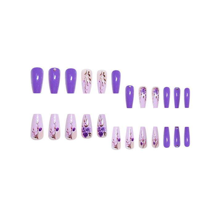 Elegant Floral Design Nail Wraps Kalsten