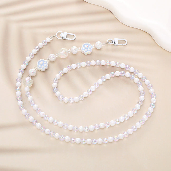 Elegant Pearl and Chain Necklace Kalsten