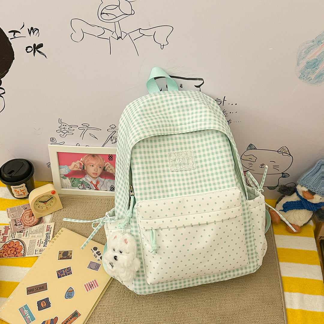 Chic Plaid Backpack Kalsten
