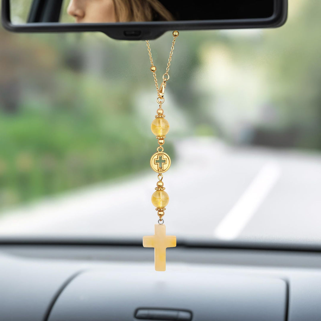Decorative Cross Car Charm Kalsten