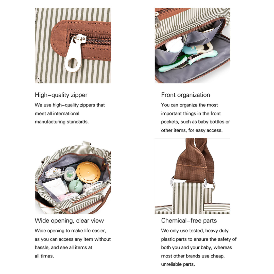 Stylish diaper bag set Kalsten