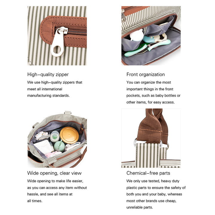 Stylish diaper bag set Kalsten