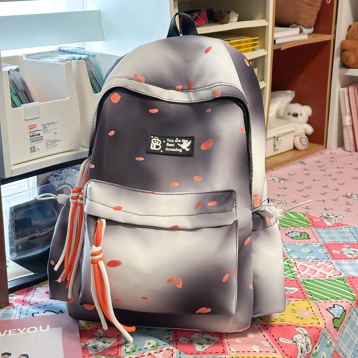 Stylish Polka Dotted Backpack Kalsten