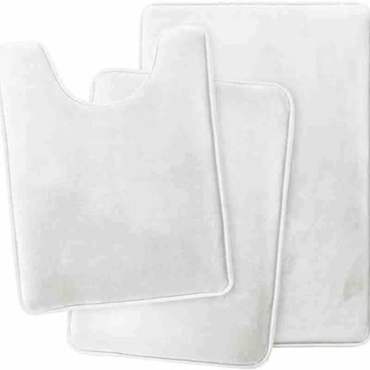 Soft Plush Bath Mat Set