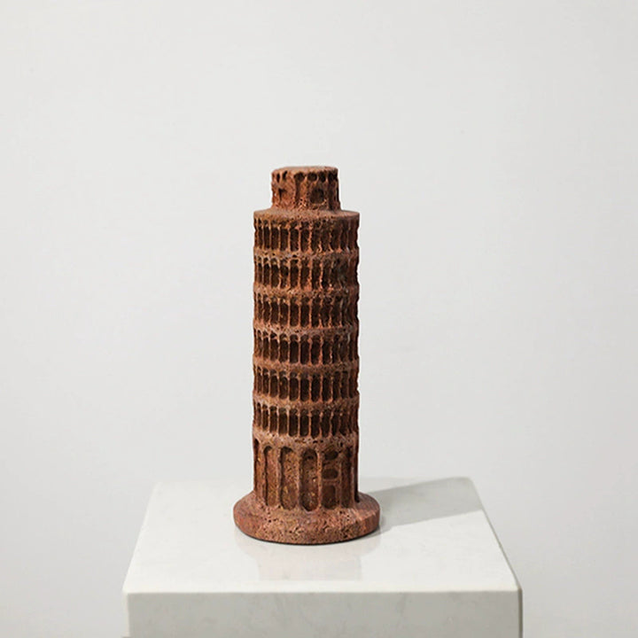 Decorative Leaning Tower Sculpture