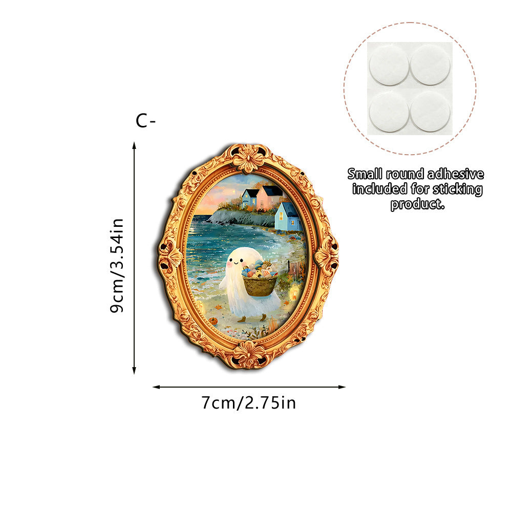 Wall art with creative ghost motif Kalsten
