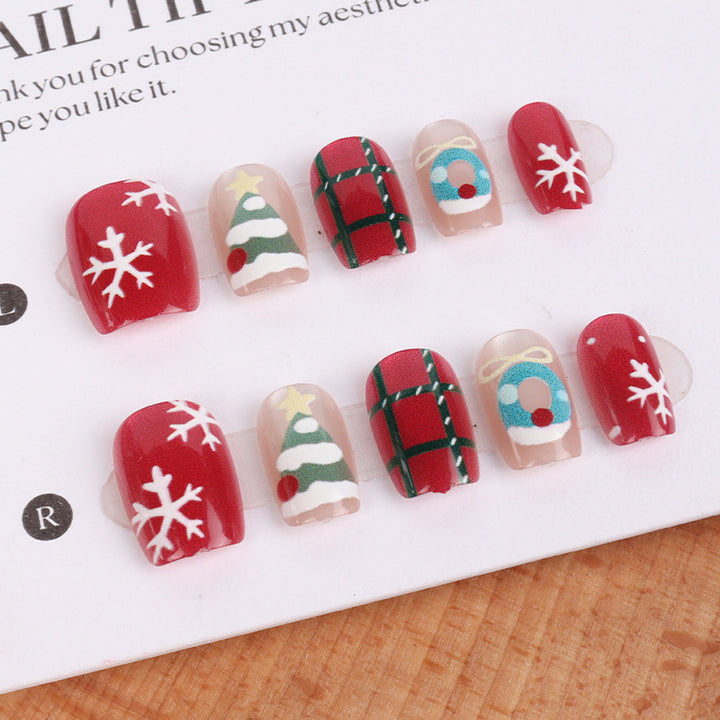 Holiday-Themed Press-On Nail Art Set Kalsten 1790727121