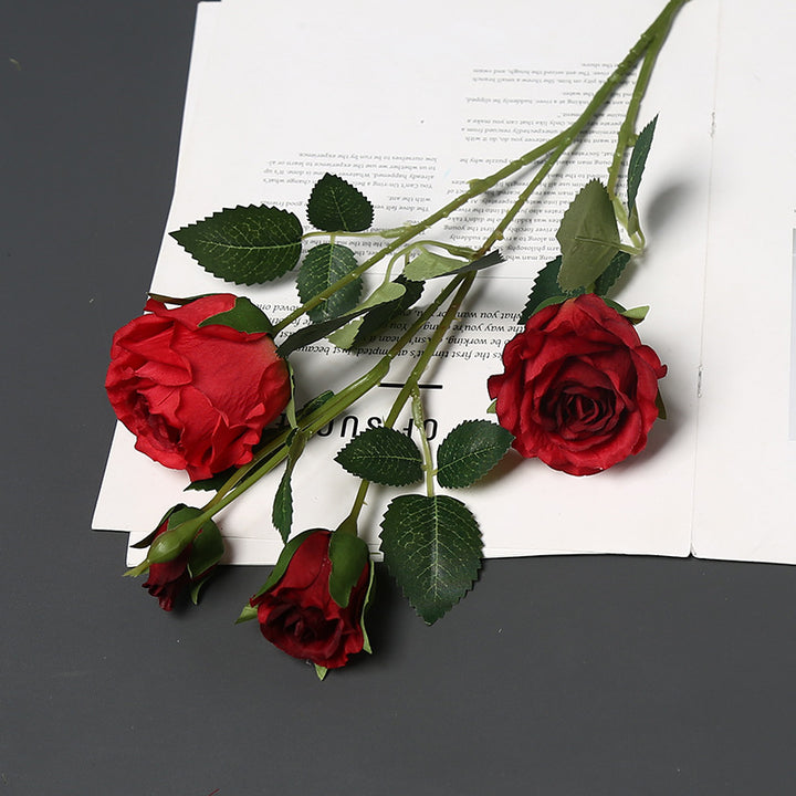 Realistic Faux Rose Stem