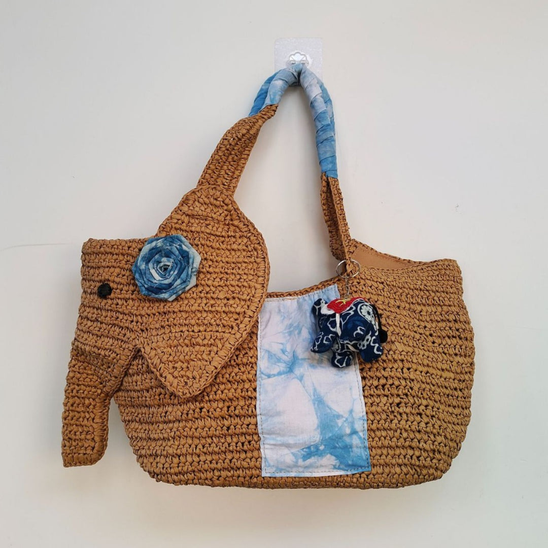 Playful straw bag Kalsten