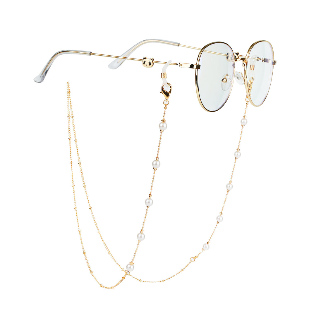 Elegant Glasses Chain with Pearls and Accents Kalsten