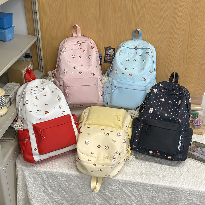 Playful Illustrated Cartoon Backpack Kalsten
