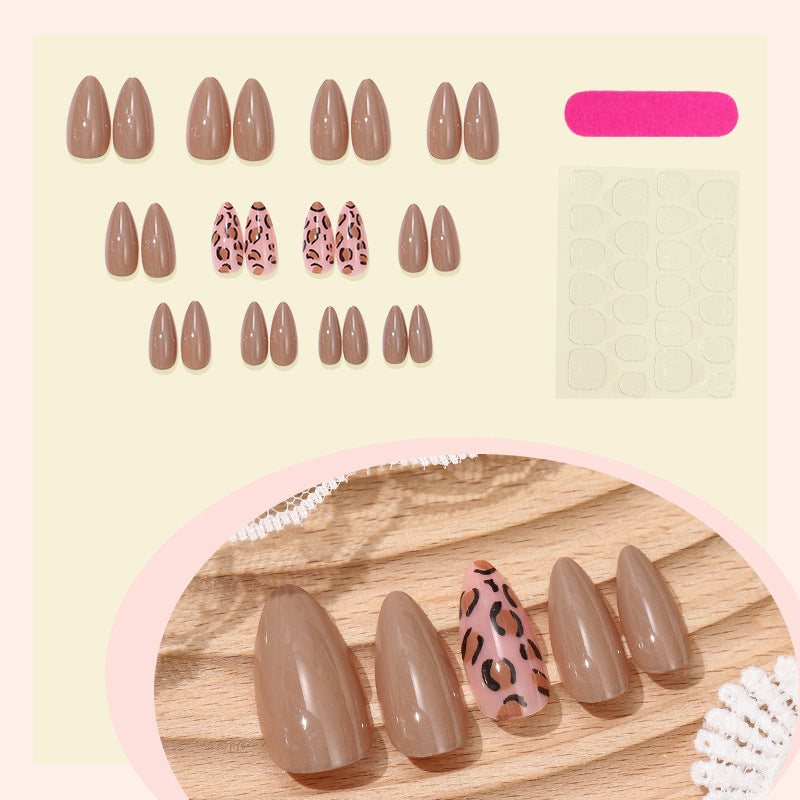 Creative Animal Print Press-On Nail Art Set Kalsten