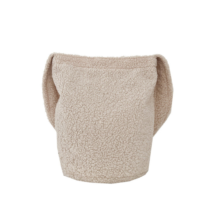 Cozy Faux Fur Bucket Bag
