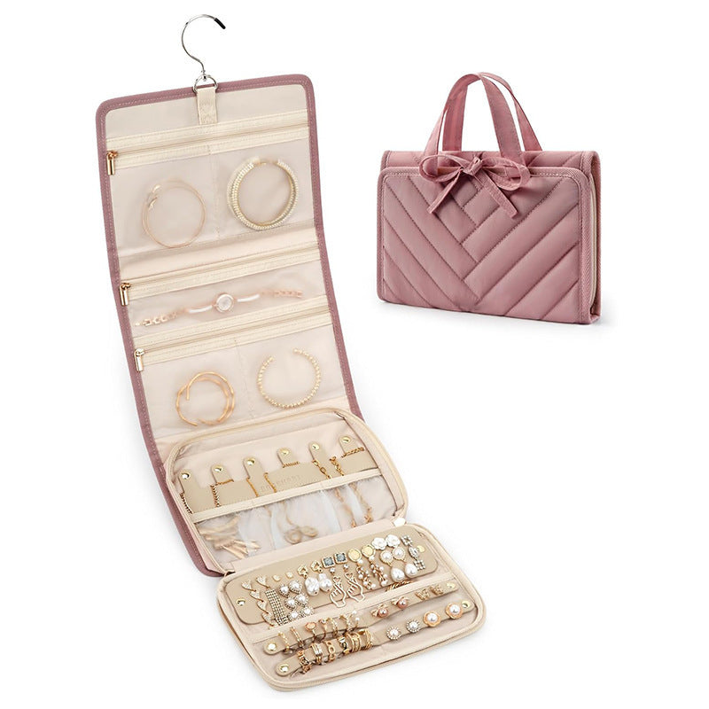 Jewelry Organizer Bag with Multiple Compartments Kalsten