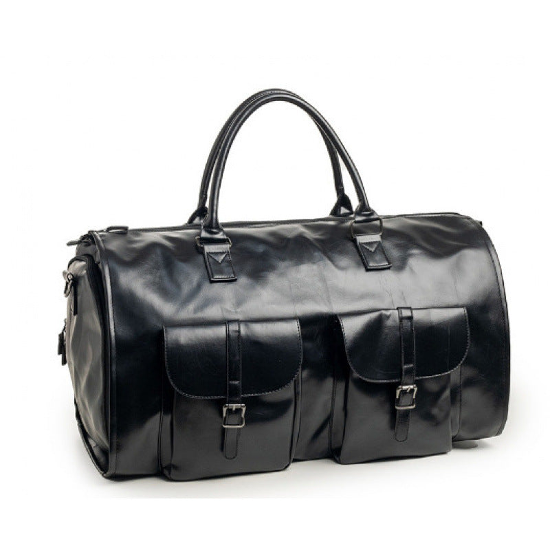 Stylish Leather Travel Duffel Bag Kalsten