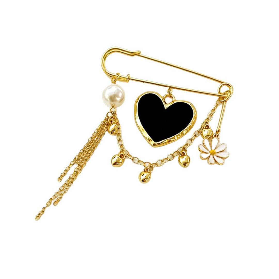 Elegant safety pin pendant Kalsten