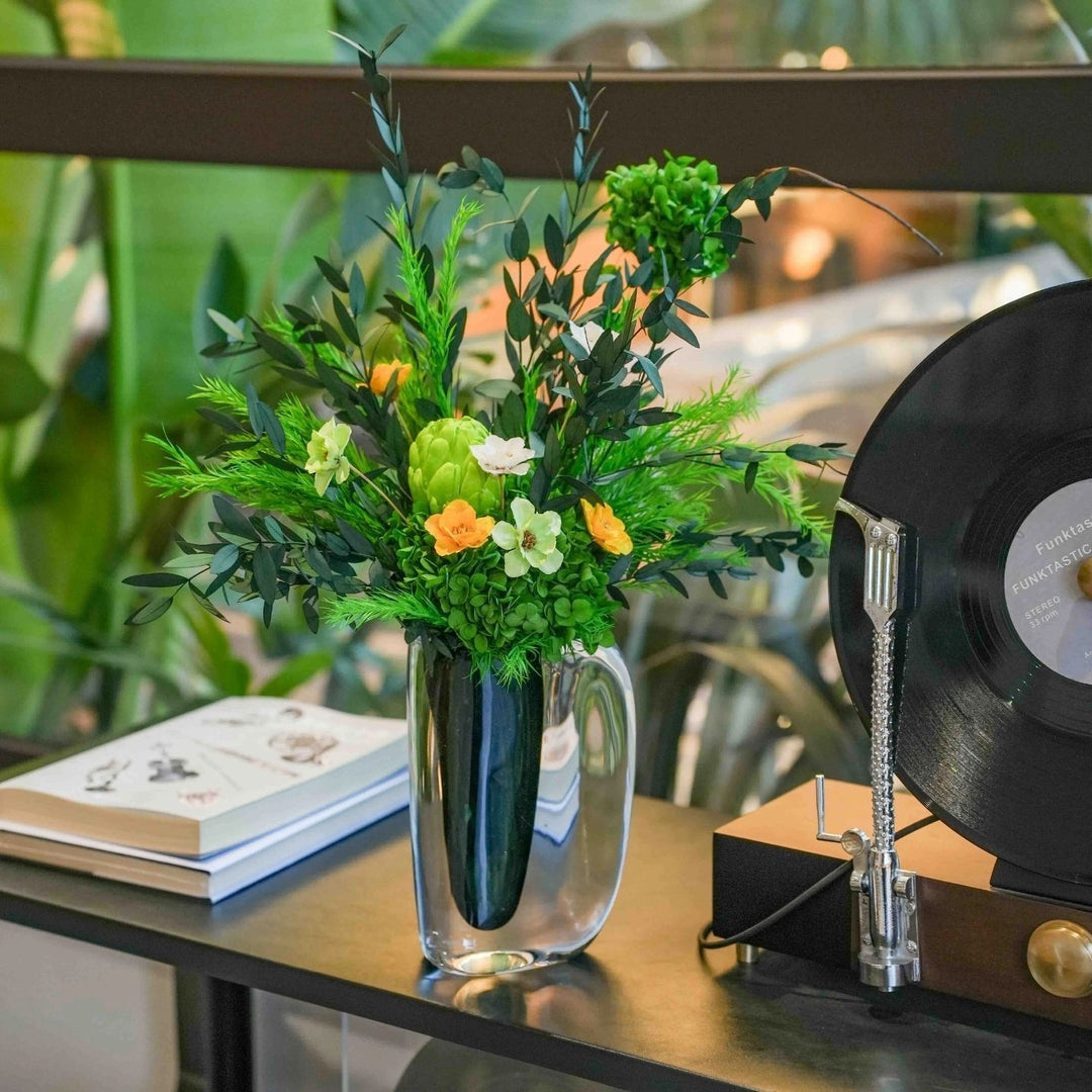 Lifelike Mixed Floral Arrangement