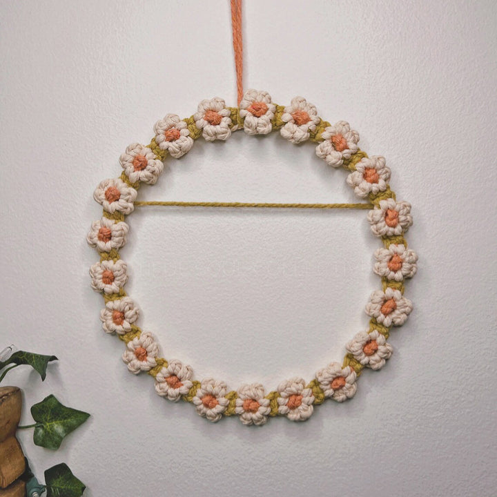 Floral Macrame Hoop Wreath Kalsten