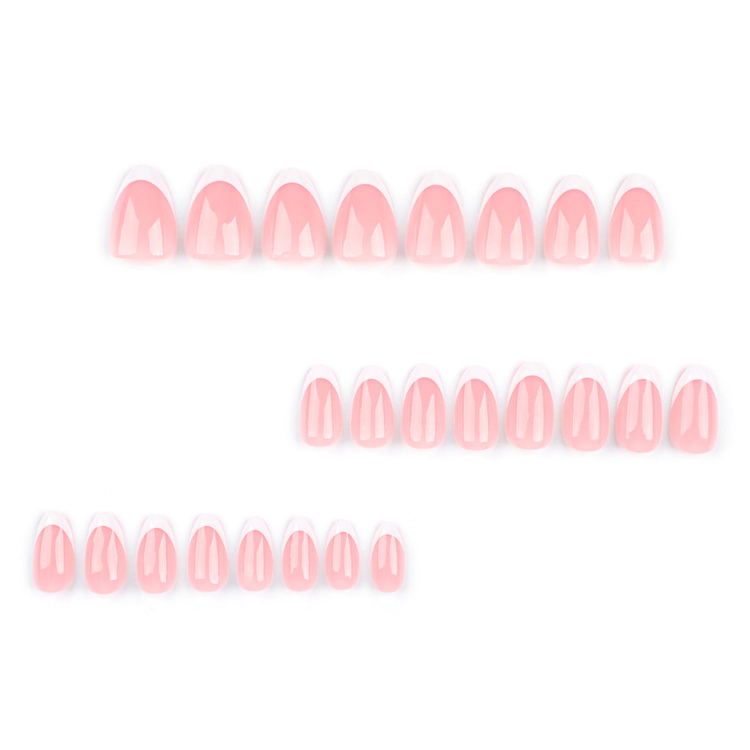 Elegant French Style Nail Extensions Kalsten