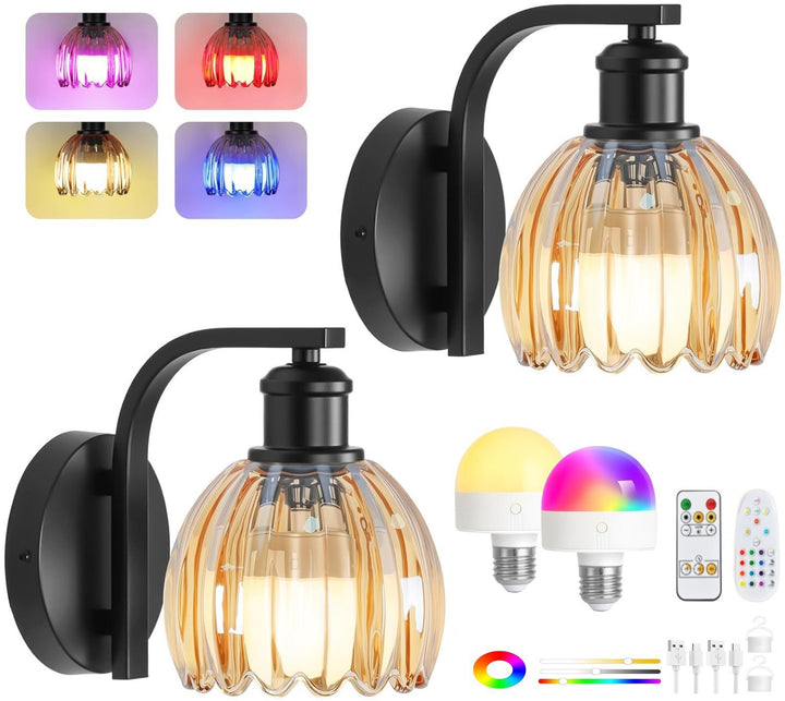Color-Changing LED Wall Sconce
