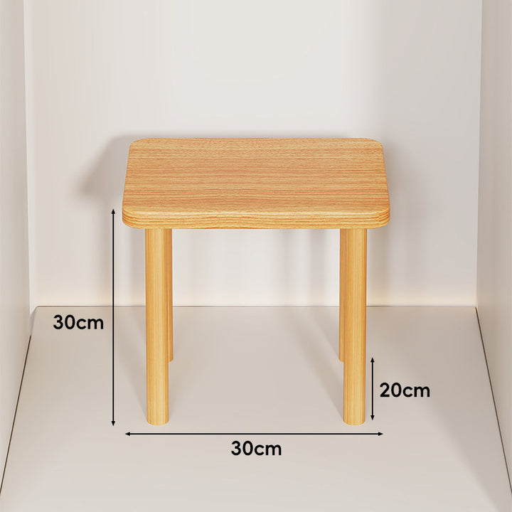 Adjustable Multi-Height Wooden Monitor Riser and Desktop Shelf