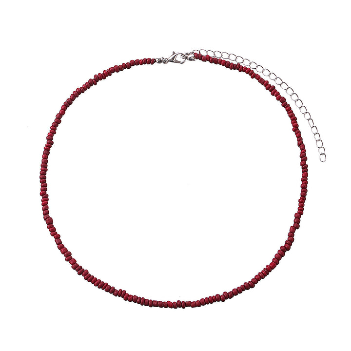 Colorful Beaded Choker Necklace Kalsten