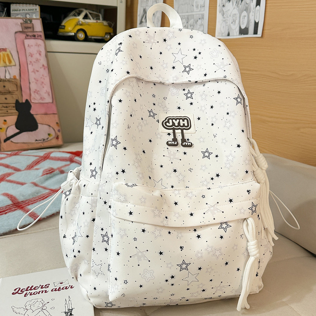 Stylish Star-Printed Backpack Kalsten 1791205440