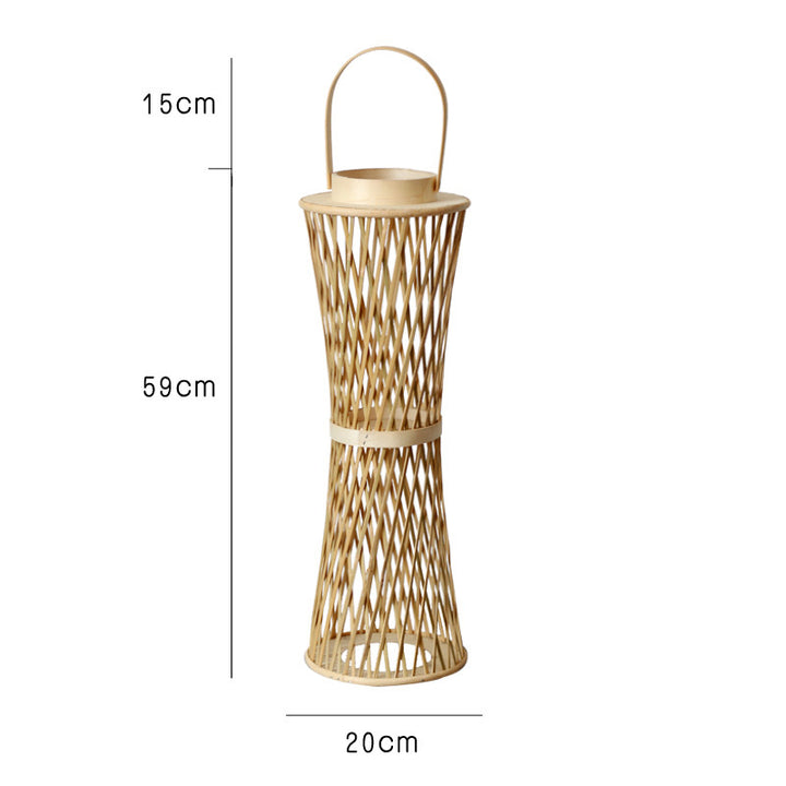Elegant Lantern made of Rattan Kalsten