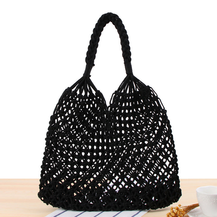 Handbag Made of Durable Hand-Knotted Net Material Kalsten